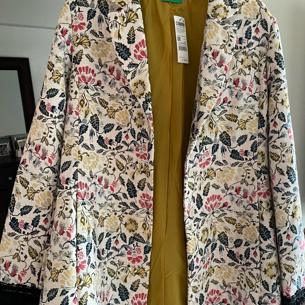 Long United Colors of Benetton spring coat